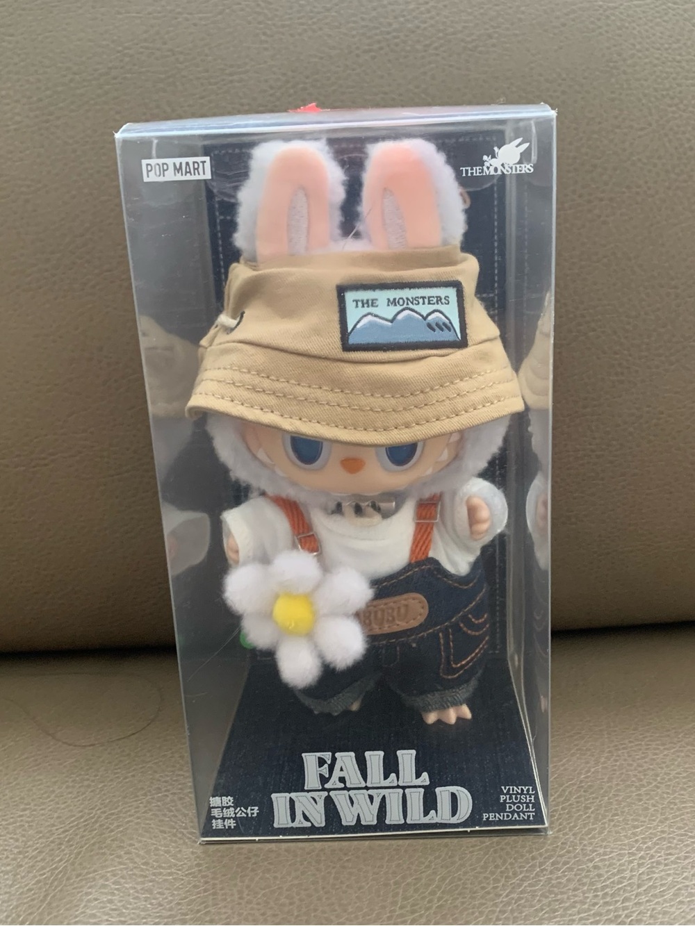 BNIB Pop Mart Labubu FALL IN WILD SERIES-Vinyl Plush Doll Pendant